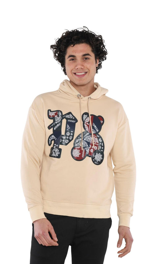 Sweatshirt Imprimé 22KO 5022 en Beige 12€ HT/unité