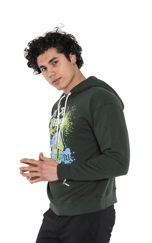 Sweatshirt Imprimé 22KO 5020 en Khaki 12€ HT/unité