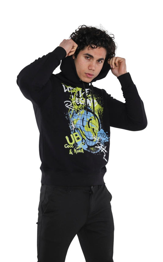 Sweatshirt Imprimé 22KO 5020 en Noir 12€ HT/unité