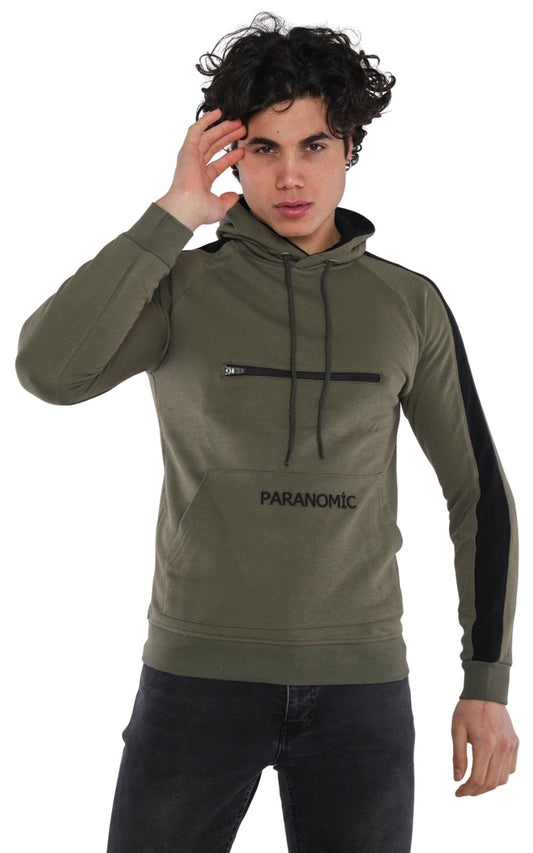 Sweatshirt Brodé 22KK 518 en Khaki