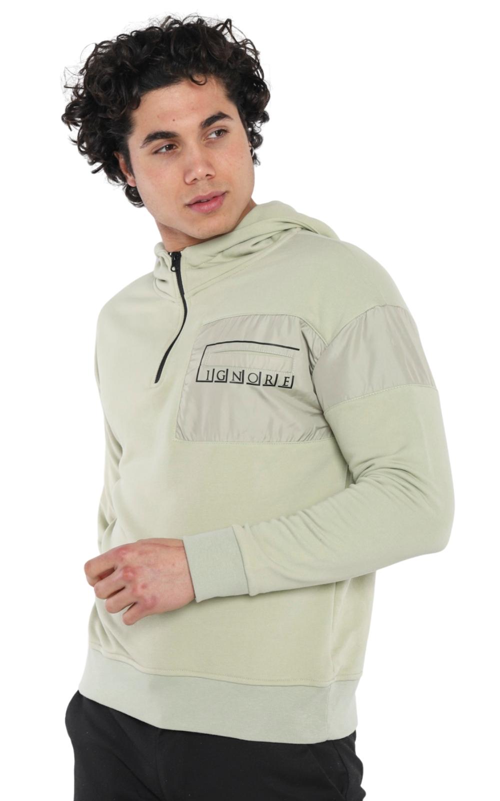 Sweatshirt Imprimé Ref. 22KO 5012 Couleur Olive 12€ HT/Unité